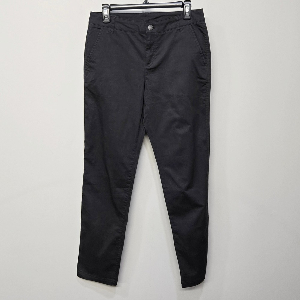 Patagonia Straight Leg Pants Women 6 Gray Casual Workwear Stretch Chino Cotton